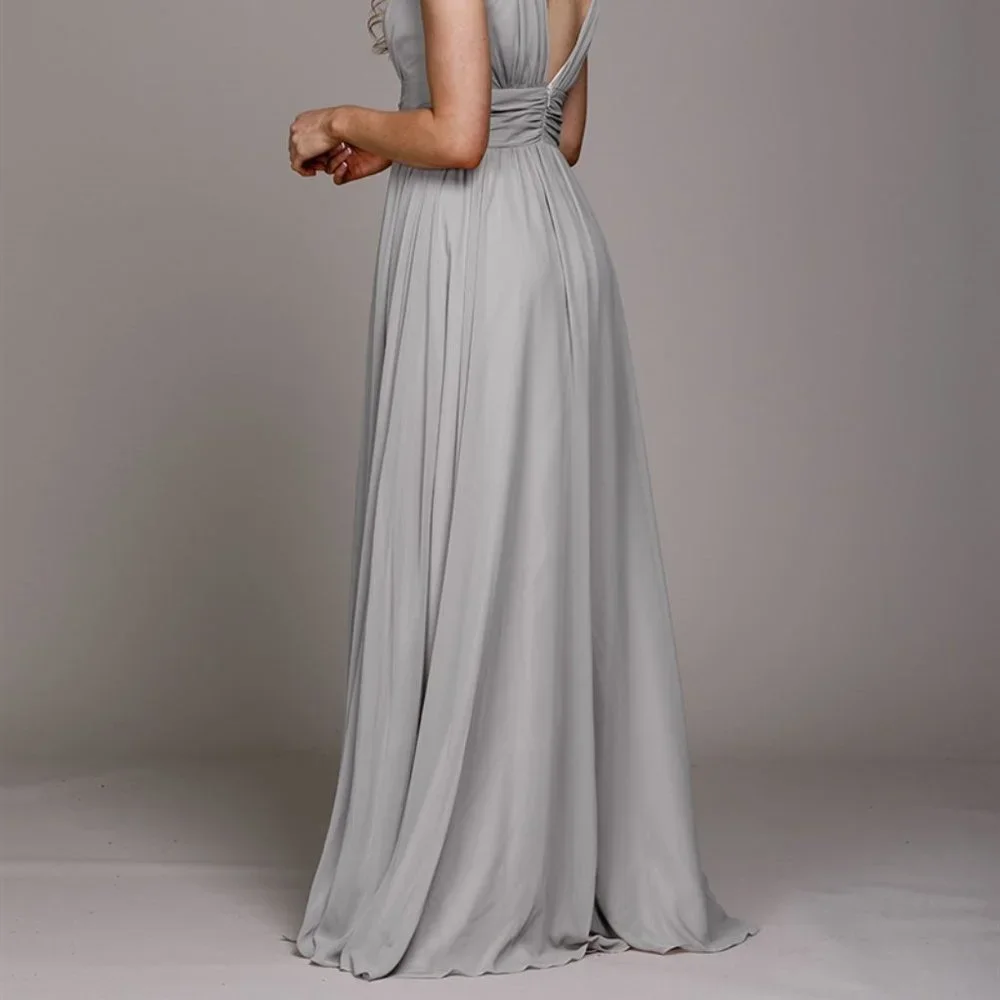 V-Neck Sleeveless A-Line Prom Dress AC478_3